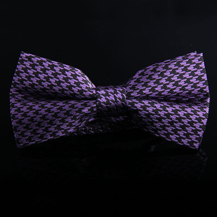 HOUNDSTOOTH BOW TIES