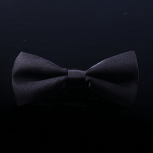 SATIN SHEEN SOLID BOW TIES