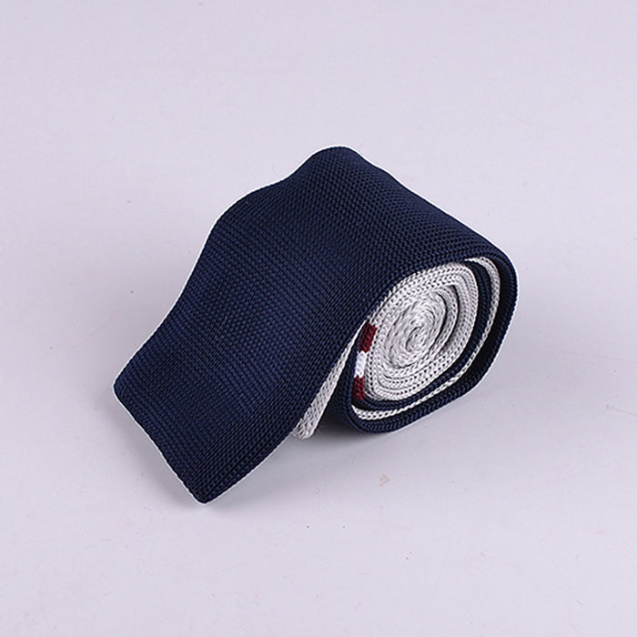 JERSEY PLACEMENT STRIPE KNIT TIES