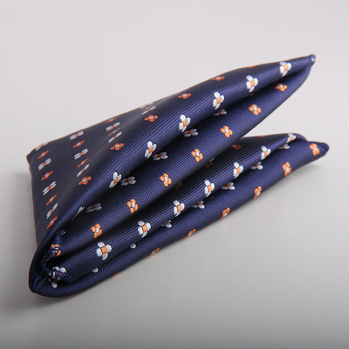 NEAT FLORAL POCKET SQUARE