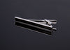 FEATHER SILVER TIE CLIPS