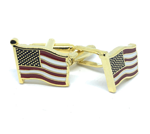 AMERICAN FLAG TIE CLIPS